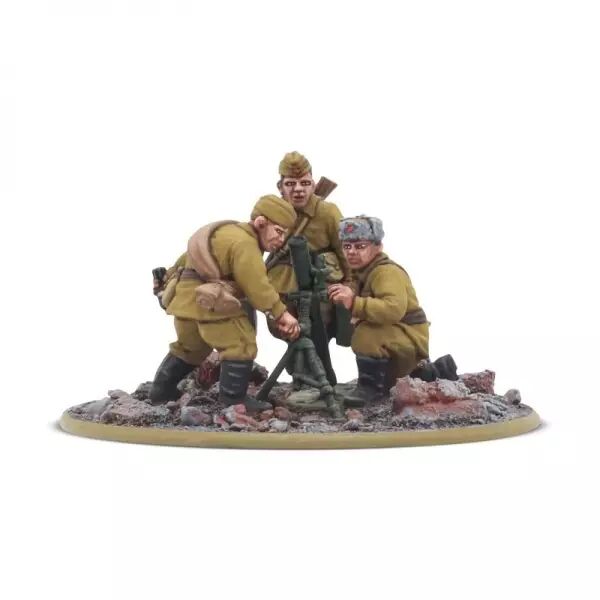 Soviet Army Medium Mortar Team (2025) - �quipe mortier moyen sovi�tique - Bolt Action - Warlord Games