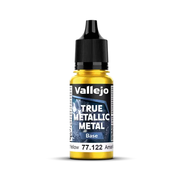 Radiant Yellow - Base - True Metallic Metal - Vallejo