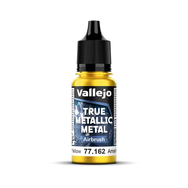 Radiant Yellow  - Airbrush - True Metallic Metal - Vallejo