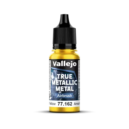 Radiant Yellow  - Airbrush - True Metallic Metal - Vallejo