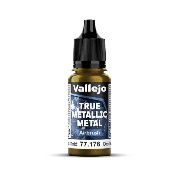 Greenish Gold  - Airbrush - True Metallic Metal - Vallejo