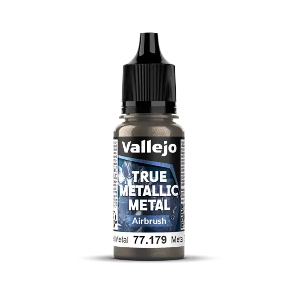 Aged Metal  - Airbrush - True Metallic Metal - Vallejo