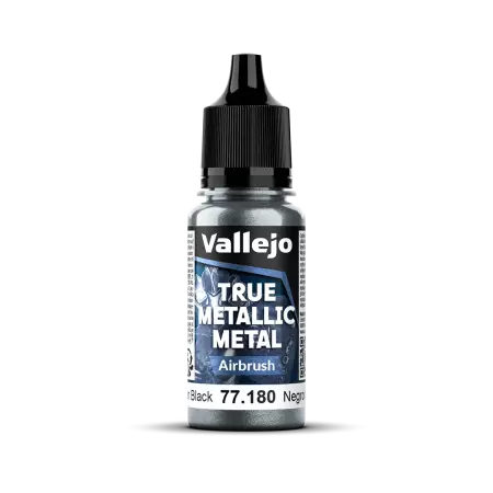 Obsidian Black  - Airbrush - True Metallic Metal - Vallejo