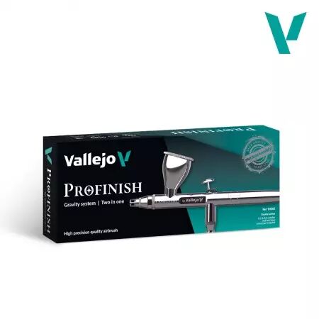 Profinish By Vallejo, Gravity System, Two in One - Aerographe