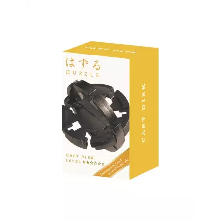 Casse-tête Mini Huzzle Disk (difficulté 2 ) black