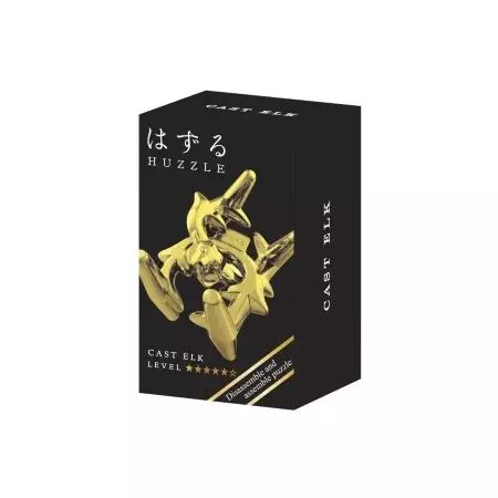 Casse-tête Mini Huzzle Elk (difficulté 5) gold