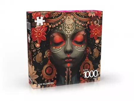Puzzle Abi 1000 pi&egrave;ces - Lady Flowers