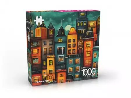 Puzzle Abi 1000 pi&egrave;ces - Drawn City