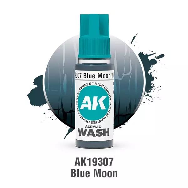 Blue Moon Wash 18ml  - Acrylic Washes 2025 - AK Interactive