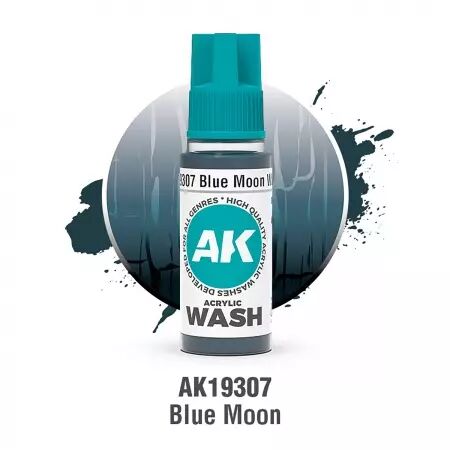 Blue Moon Wash 18ml  - Acrylic Washes 2025 - AK Interactive