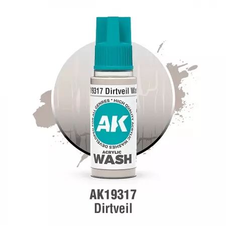 Dirtveil Wash 18ml  - Acrylic Washes 2025 - AK Interactive