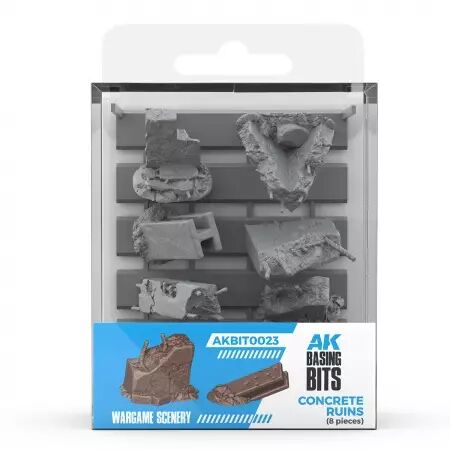 Concrete Ruins - Basing Bits - Ak Interactive