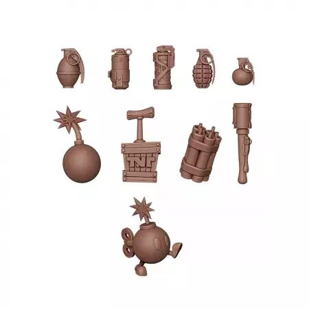 Bombs & Grenades - Basing Bits - Ak Interactive