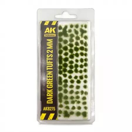 Dark Green Tufts 2Mm - Diorama AK Interactive