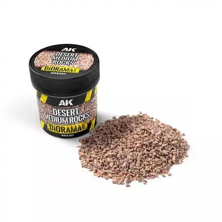 Desert Medium Rocks 100Ml - Diorama AK Interactive
