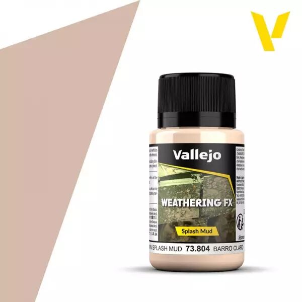 Light Brown Splash Mud 73804   - Weathering Effects - Vallejo