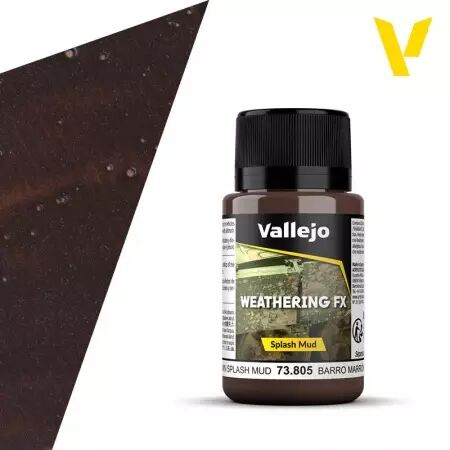 Brown Splash Mud 73805   - Weathering Effects - Vallejo