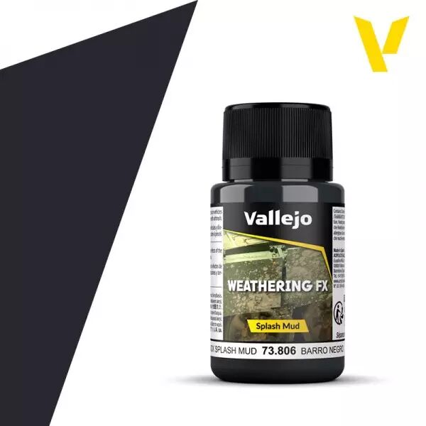 Black Splash Mud 73806   - Weathering Effects - Vallejo