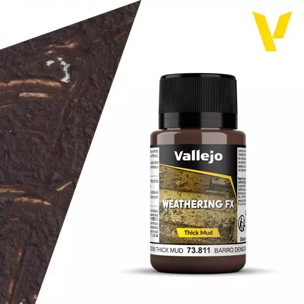 Brown Thick Mud 73811   - Weathering Effects - Vallejo