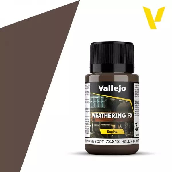 Brown Engine Soot 73818   - Weathering Effects - Vallejo