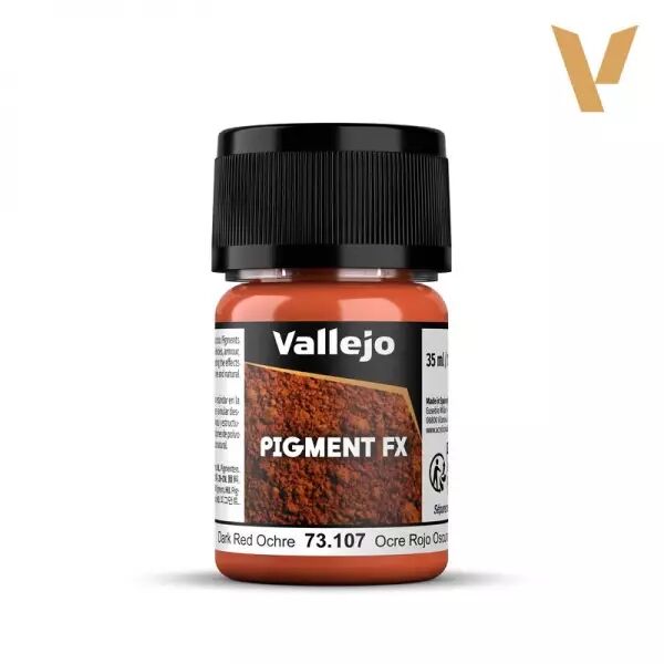 Dark Red Ochre 73107  - Pigments - Vallejo