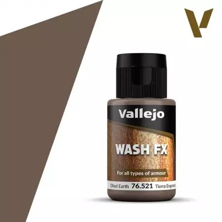 Oiled Earth 76521   - Model Wash - Vallejo