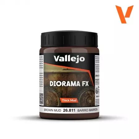 Brown Thick Mud 26811  - Diorama Effects - Vallejo