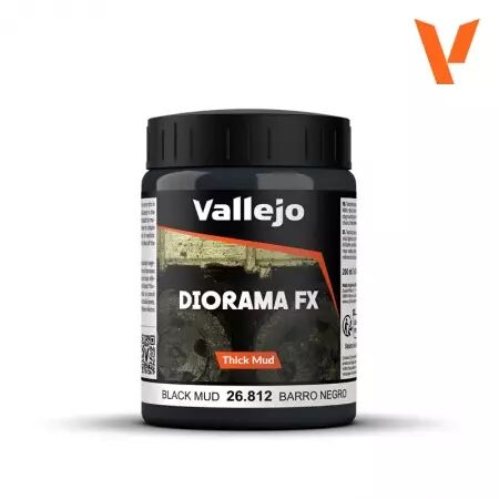 Black Thick Mud 26812  - Diorama Effects - Vallejo