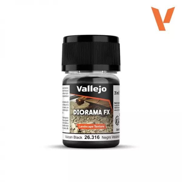 Vulcan Blackd 0,2 - 0,6 mm  26316  - Diorama Effects - Vallejo