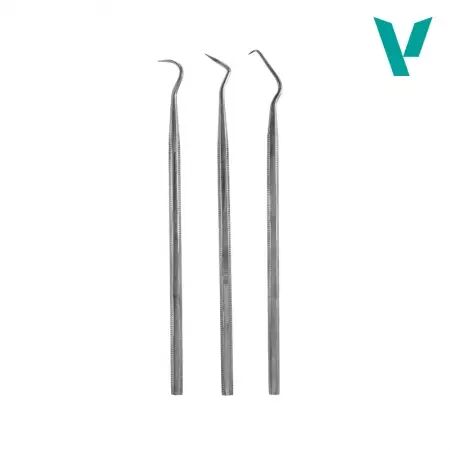 Set de 3 Sondes en Acier Inoxydable (stainless steel probes) - Outillage - Vallejo