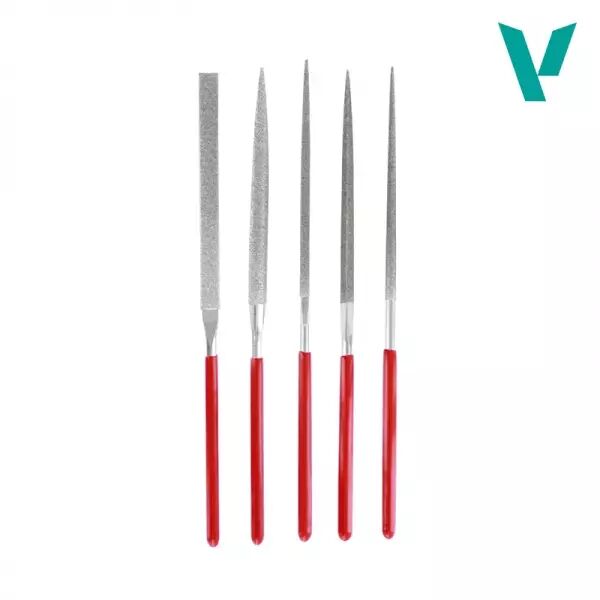 Set de 5 Limes Aiguilles Diamant�es (diamond needle files) - Outillage - Vallejo