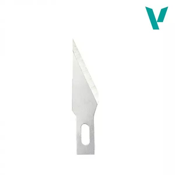 Set de 5 Lames � Pointe Fine N�11 pour Manche N�1 (fine point blades)   - Outillage - Vallejo