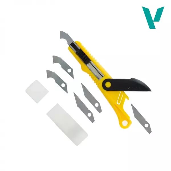 Outil de Gravure et D�coupe Plastique avec 5 Lames de Rechange (Plastic Cutter Scriber Tool ) - Outillage - Vallejo