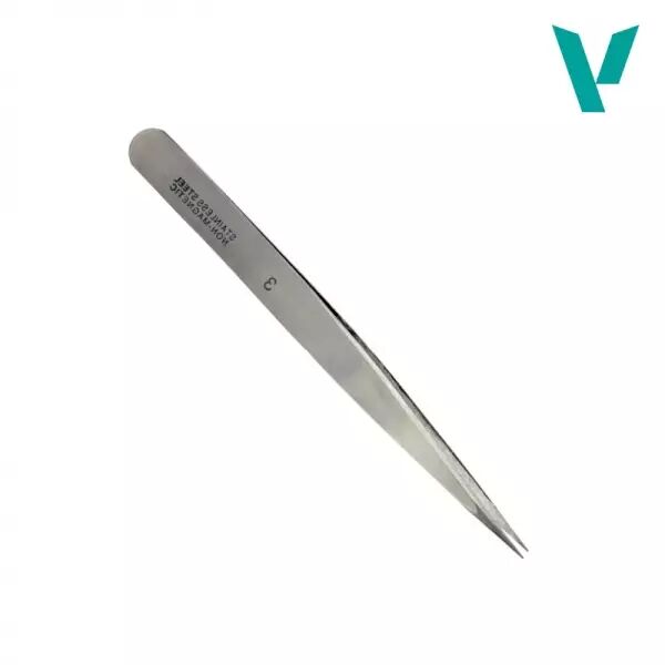 Straight fine twezers (120 mm) - Outillage - Vallejo
