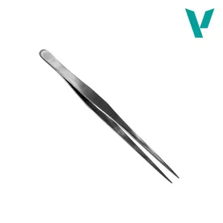 Straight Tip Stainless Steel Tweezers (175 mm) - Outillage - Vallejo