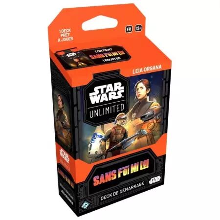 Deck de d&eacute;marrage Leia Organa - Star Wars Unlimited -Sans foi ni Loi