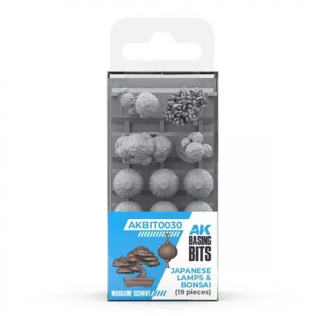 Japanese Lamps & Bonsai  - Basing Bits - Ak Interactive