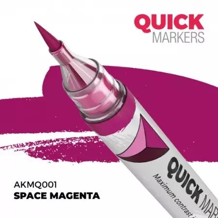 Space Magenta - Quick Marker - AK Interactive