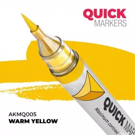 Warm Yellow - Quick Marker - AK Interactive
