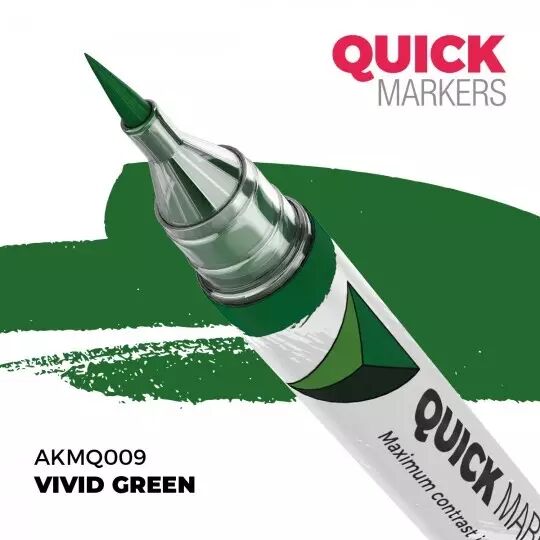 Vivid Green - Quick Marker - AK Interactive