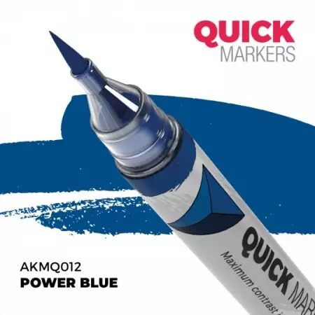 Power Blue - Quick Marker - AK Interactive