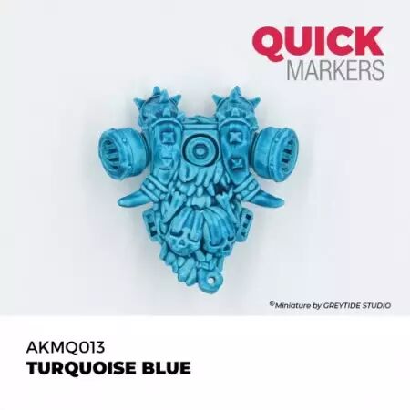 Turquoise Blue - Quick Marker - AK Interactive