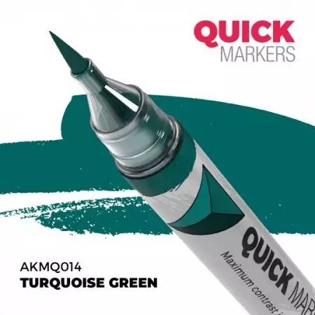 Turquoise Green - Quick Marker - AK Interactive