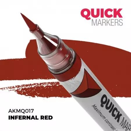 Infernal Red - Quick Marker - AK Interactive