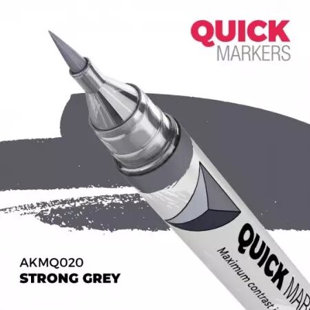 Strong Grey - Quick Marker - AK Interactive