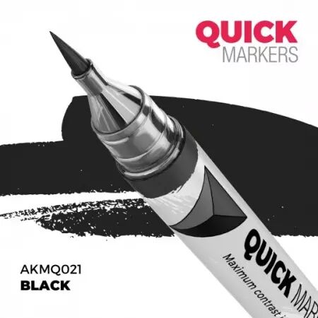 Black - Quick Marker - AK Interactive