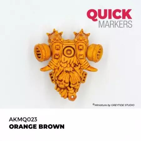 Orange Brown - Quick Marker - AK Interactive