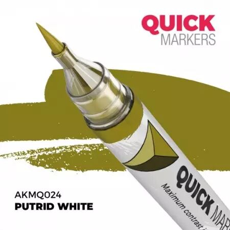 Putrid White - Quick Marker - AK Interactive