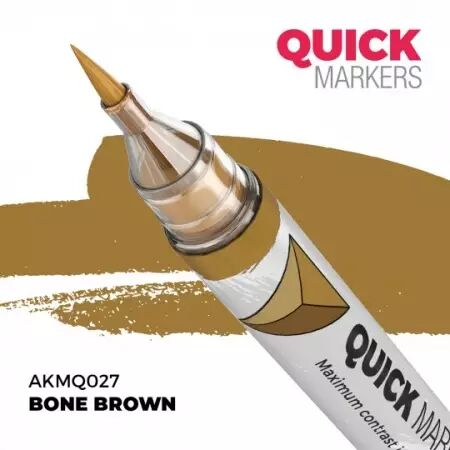 Bone Brown - Quick Marker - AK Interactive