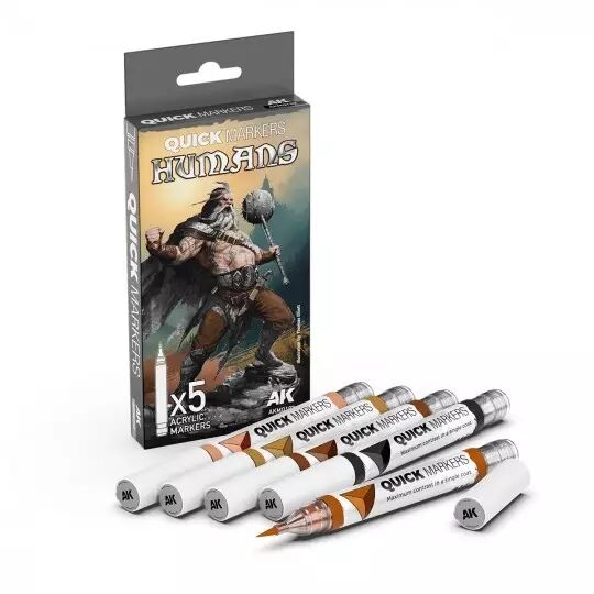 Humans Quick Markers Set - AK Interactive